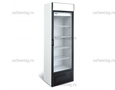 Холодильный шкаф ШХ-370СК (стекл.дверь,канапе) с термостатом