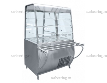 Прилавок-витрина холодильный ПВВ(Н)-70Т-С-НШ с гастроёмкостями *