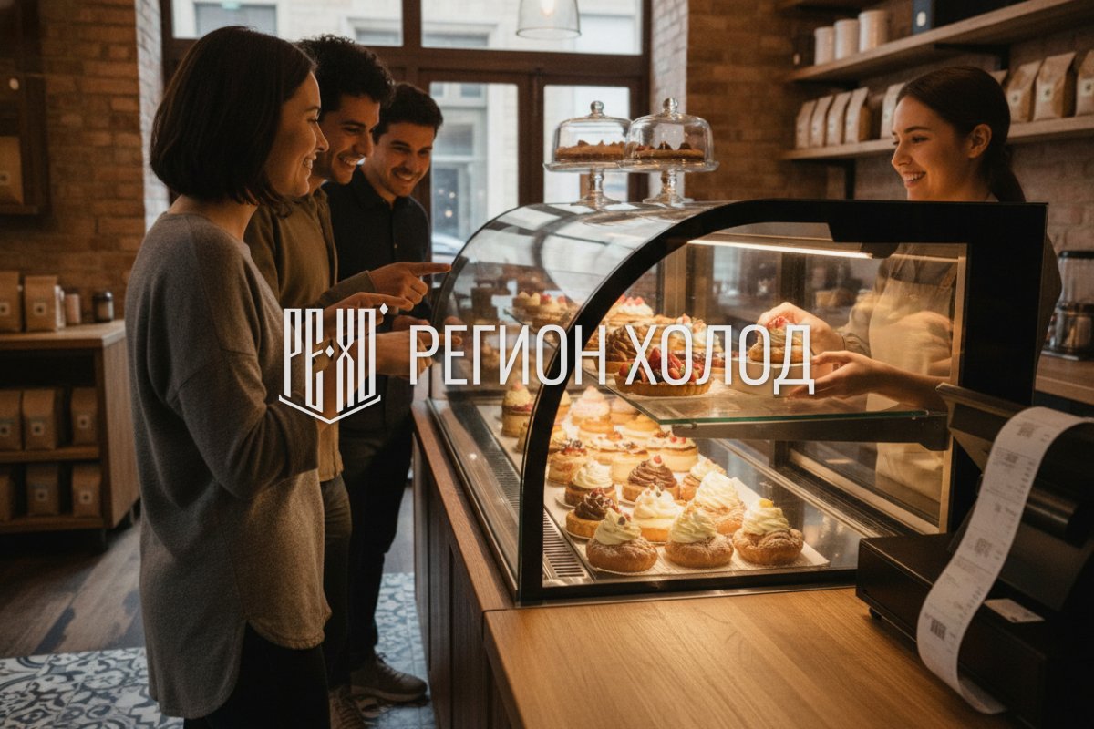 Настольная холодильная витрина для кондитерской: как свет, холод и эргономика работают на ваш бизнес