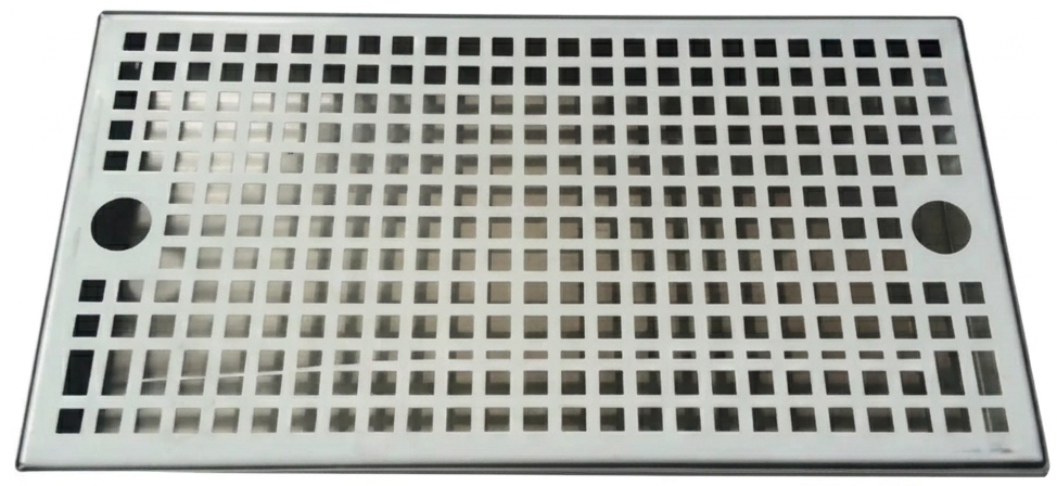 Каплесборник из нержавеющей стали 400*210*20 