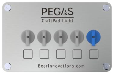 Переключатель потоков пива CraftPad Light 4+1
