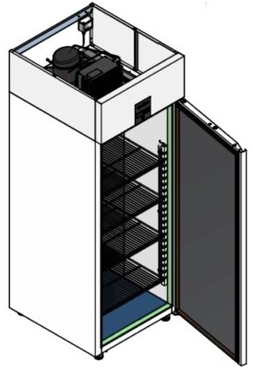 Шкаф холодильный Abat ШХн-0,7 краш. 
