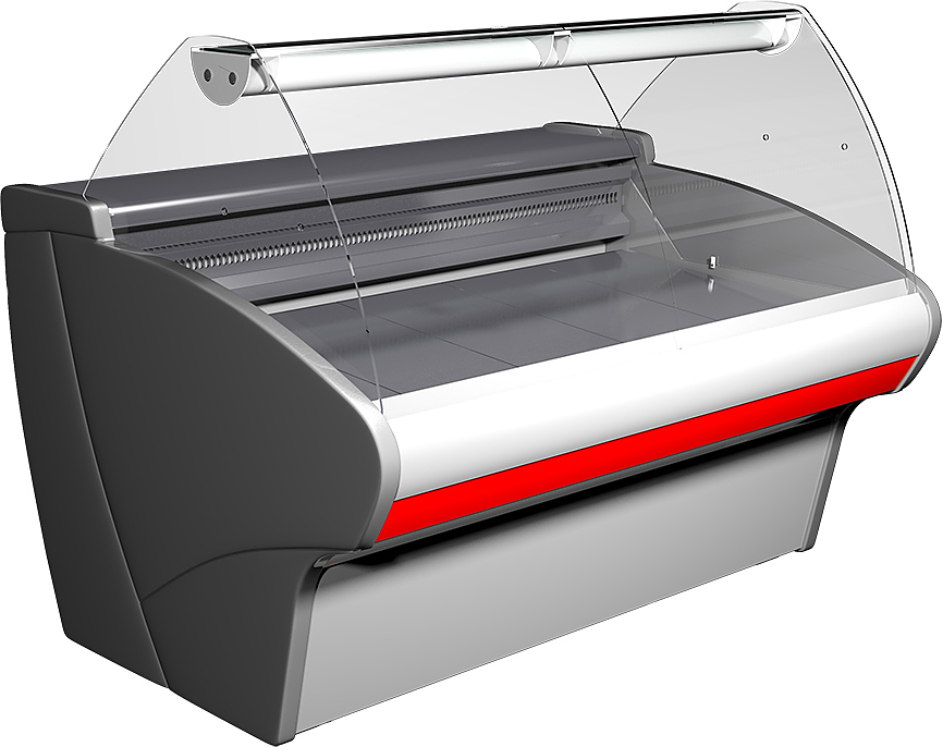 Витрина холодильная Carboma Bavaria G110 SV 1,5-1 (ВХСр-1,5 Сarboma Bavaria G110) (статика, с боковинами)
