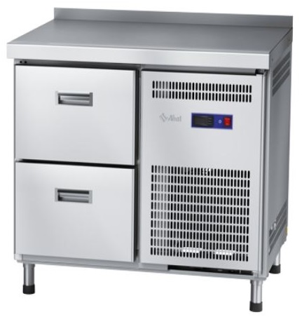 Стол холодильный Abat СХН-70 столешница с бортом (ящики 1/2)