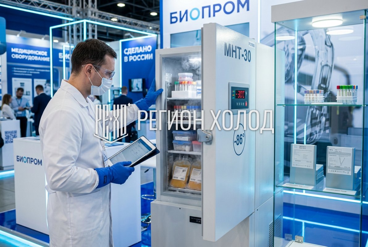 ПОЗиС представил на форуме «Биопром» низкотемпературный морозильник МНТ-30