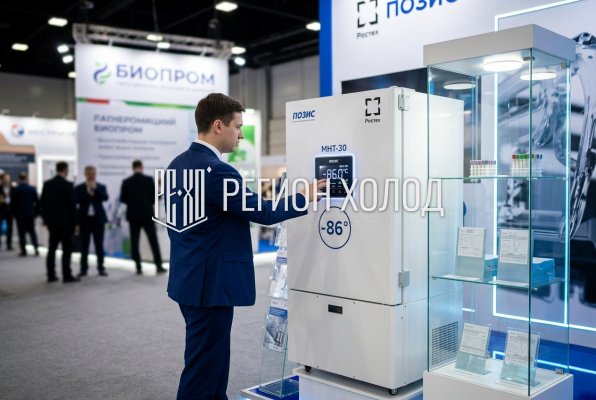 ПОЗиС представил на форуме «Биопром» низкотемпературный морозильник МНТ-30