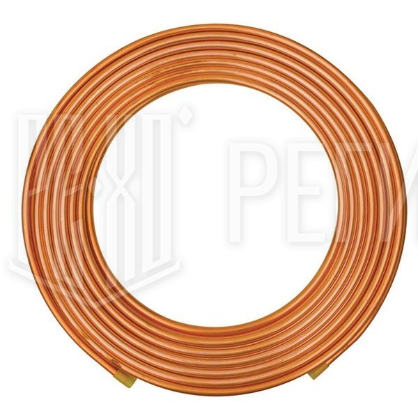 Медная труба для кондиционеров 3/8" (9,52х0,81) Majdanpek ASTM B280, бухта 15 м
