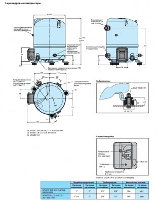 Компрессор Maneurop MTZ 28JE4AVE Danfoss