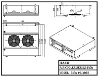 Воздухоохладитель двухпоточный Baer ВWA 10.1/402В
