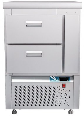Стол холодильный Abat СХН-70Н столешница без борта (ящик 1/2)